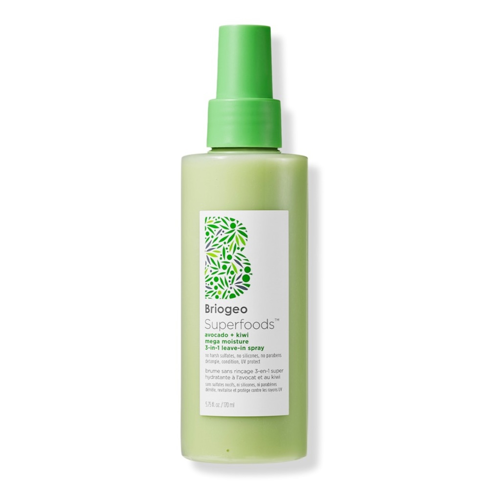 Briogeo's Superfoods Avocado + Kiwi Mega Moisture 3-in-1 Leave-In Spray